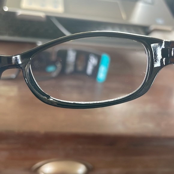 Fashion +2.00 black with clear crystal readers set of 2 NWT - Picture 4 of 15